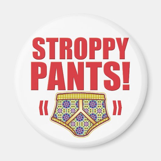 Stroppy Pants Blüte Magnet (Vorne)