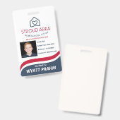 Stroud Area Homeschool Student ID Abzeichen Ausweis (Vorder- & Rückseite)