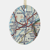 Stroudsburg PA Keramik Ornament (Rechts)