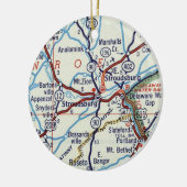 Stroudsburg PA Keramik Ornament (Links)