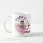 Struck by Cupid Skeleton Kaffeetasse (Links)