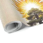 "Struck by Nature" Geschenkpapier (Rolleneckpunkt)