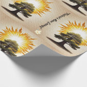 "Struck by Nature" Geschenkpapier (Ecke)