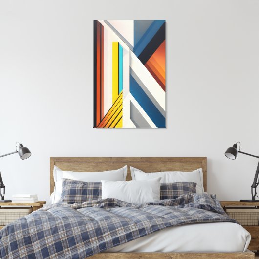 Structural Chromatism Leinwanddruck (Insitu (Schlafzimmer))