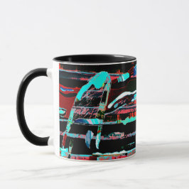 Structural Interference – Abstract Coffee Mug Tasse