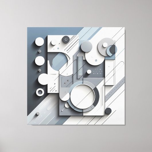 Structured Dimensional Flow Leinwanddruck (Vorderseite)