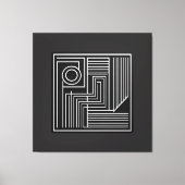 Structured Orbit Lines Leinwanddruck (Vorderseite)