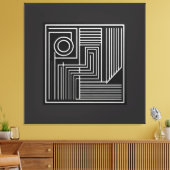 Structured Orbit Lines Leinwanddruck (Insitu (Wohnzimmer))