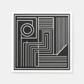 Structured Orbit Lines Serviette (Vorderseite)
