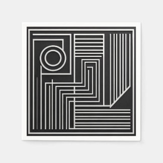 Structured Orbit Lines Serviette