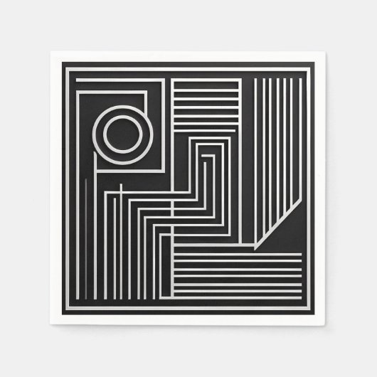 Structured Orbit Lines Serviette (Vorderseite)