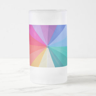 Strudel aus Farben mattierte 16 oz klassische Tas Mattglas Bierglas