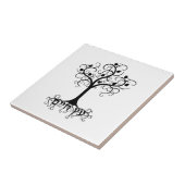 Strudel-Baum des Lebens mit Granatapfel Etz Chayim Fliese (Seite)