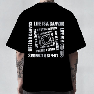 Strudel der Kreativität - Das Leben ist eine Leinw T-Shirt