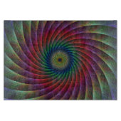 Strudel-Fraktal Schneidebrett (Vorderseite)