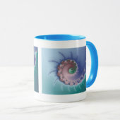 Strudel - Fraktal-Tasse Tasse (VorderseiteRechts)