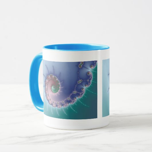 Strudel - Fraktal-Tasse Tasse (Vorderseite Links)