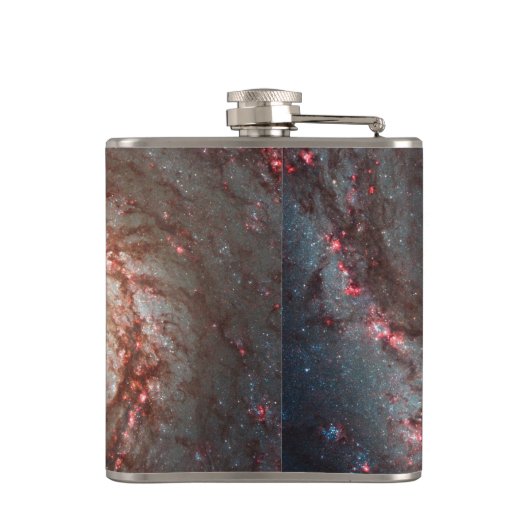 Strudel-Galaxie Flachmann (Rückseite)