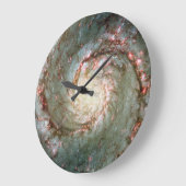 Strudel-Galaxie Große Wanduhr (Winkel)