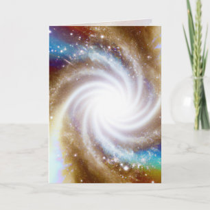 Strudel, Galaxien Grußkarte Karte