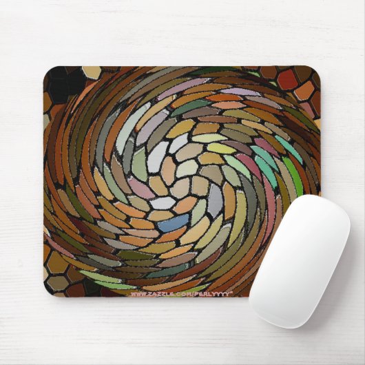 Strudel Perl Mousepad (Mit Mouse)