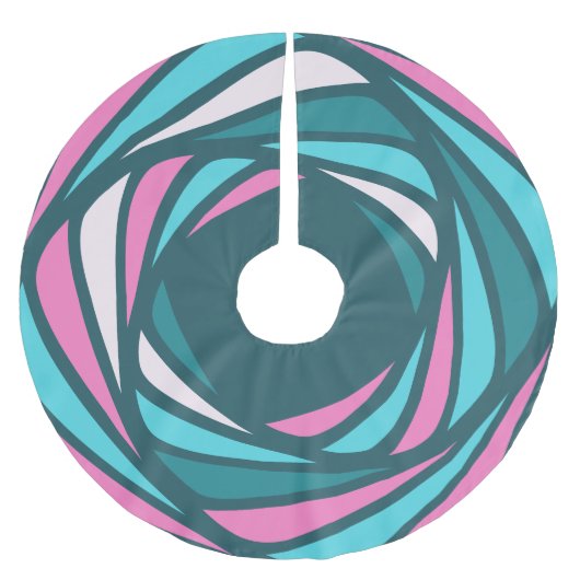 Strudel Polyester Weihnachtsbaumdecke (Vorderseite)