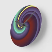 Strudel Runde Wanduhr (Winkel)