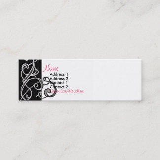 Strudel-Visitenkarte Mini Visitenkarte