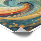 Strudel wirbelnde Strudel Poster Wall (Ecke)