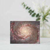 Strudelgalaxie Postkarte (Stehend Vorderseite)