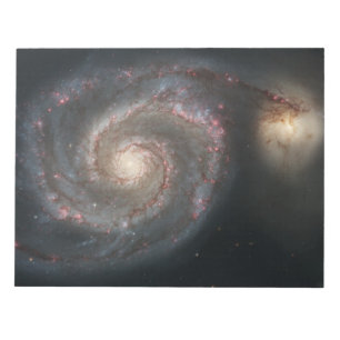 Strudelgalaxie (Raum) (Universum) (Messier 51A) Notizblock