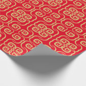 Strudelmuster-Packpapier Geschenkpapier (Ecke)