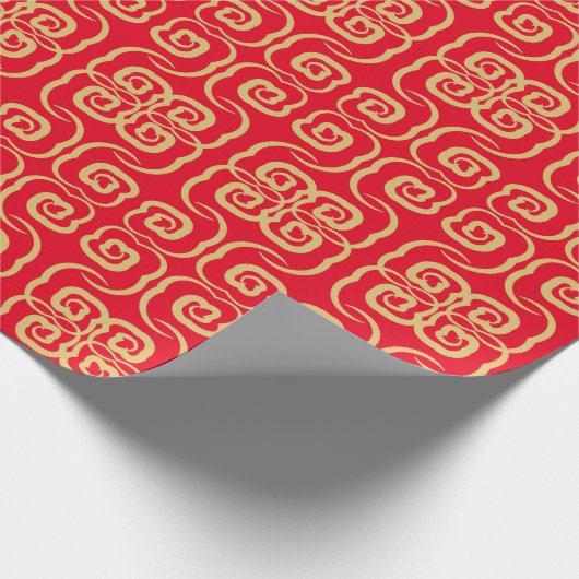 Strudelmuster-Packpapier Geschenkpapier (Ecke)