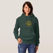 Struff Your Stuff Peacock Hoodie - Gold-Anweisung (Vorne ganz)