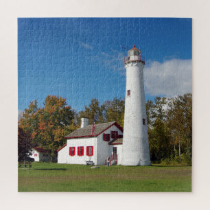 Strugeon Point Lighthouse Jigsaw Puzzle