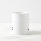 Struggle And Jesus For Christian God Lover Funny Kaffeetasse (Mittel)