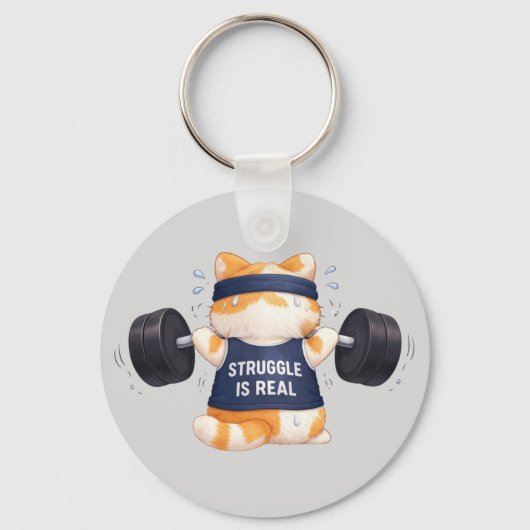 Struggle is Real Schlüsselanhänger (Vorderseite)