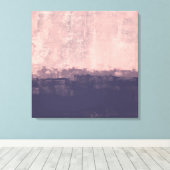Struktur Art Style Pink Navy Abstrakt Leinwanddruck (Insitu (Holzboden))