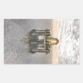 Struktur auf See Rechteckiger Aufkleber (Vorderseite)