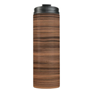 Struktur aus Textholz Thermosbecher