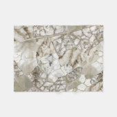Struktur aus weißem Marmor und Perlleaf Fleecedecke (Vorderseite (Horizontal))