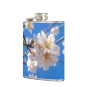 Struktur der Blume, benutzerdefinierter Monogramm- Flachmann (Links)