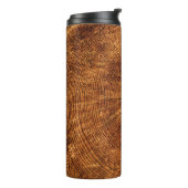 Struktur der Jahresringe Baumstruktur Thermosbecher (Nach links gedreht)