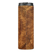 Struktur der Jahresringe Baumstruktur Thermosbecher (Rückseite)