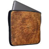 Struktur der Jahresringe Laptopschutzhülle (Vorne Rechts)