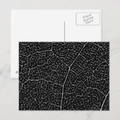 Struktur der Leaf-Venen Postkarte (Vorne/Hinten)