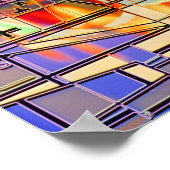 Struktur der Leerlaufdrehzahl 6 Poster (Ecke)