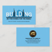 Struktur des kreativen GEBÄUDE Visitenkarte (Vorne/Hinten)