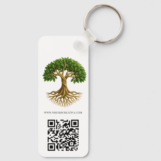 Struktur des Werbematerials für das Life Business- Schlüsselanhänger (Rückseite)