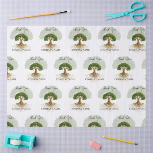 Struktur des Werbematerials für das Life Business- Seidenpapier (Basteln)